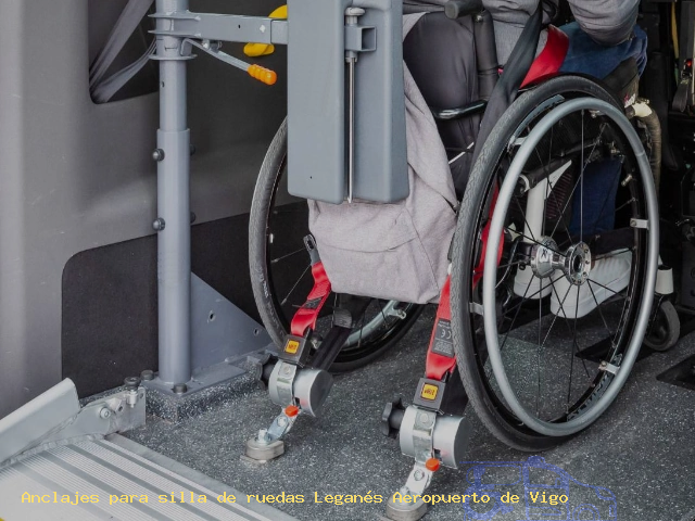 Anclaje silla de ruedas Leganés Aeropuerto de Vigo